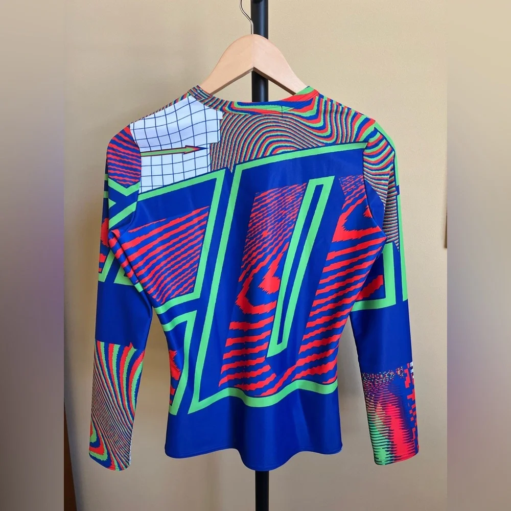 Junya Watanabe Top for Comme des Garcons Long Sleeves Multicolor Size M - Picture 10 of 14